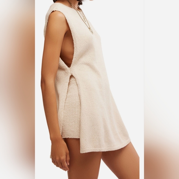 Free People Tops - Free People Beach Miranda Sweater Set Sleeveless Knit Dress Sz XL New With Tag